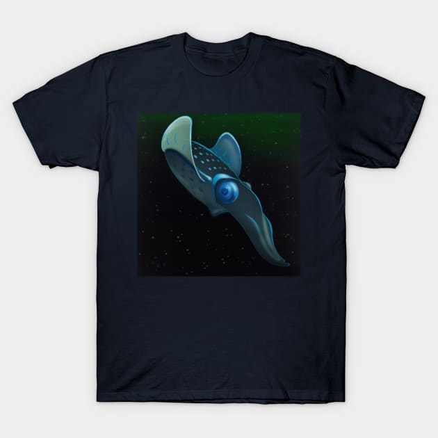 Bigfin Squid Alone in the Deep T-Shirt by RJKpoyp